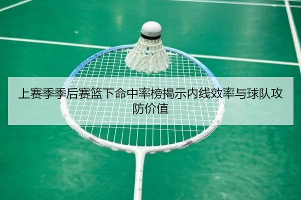 上赛季季后赛篮下命中率榜揭示内线效率与球队攻防价值 - leyu
